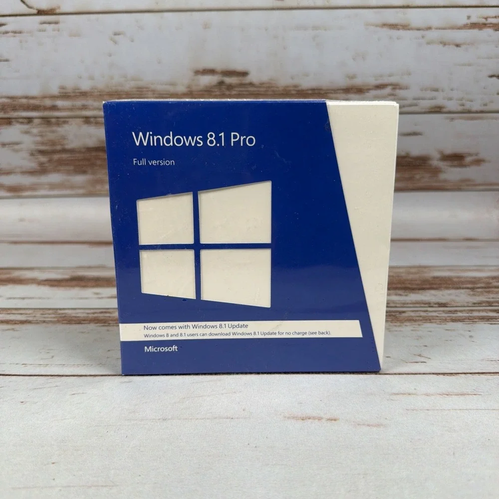 Microsoft Windows 8.1 Professional Full English 32/64-Bit DVD Brand New Sealed